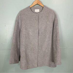 LouLou Studio Wool Cashmere Gray Coat Gio Size 6